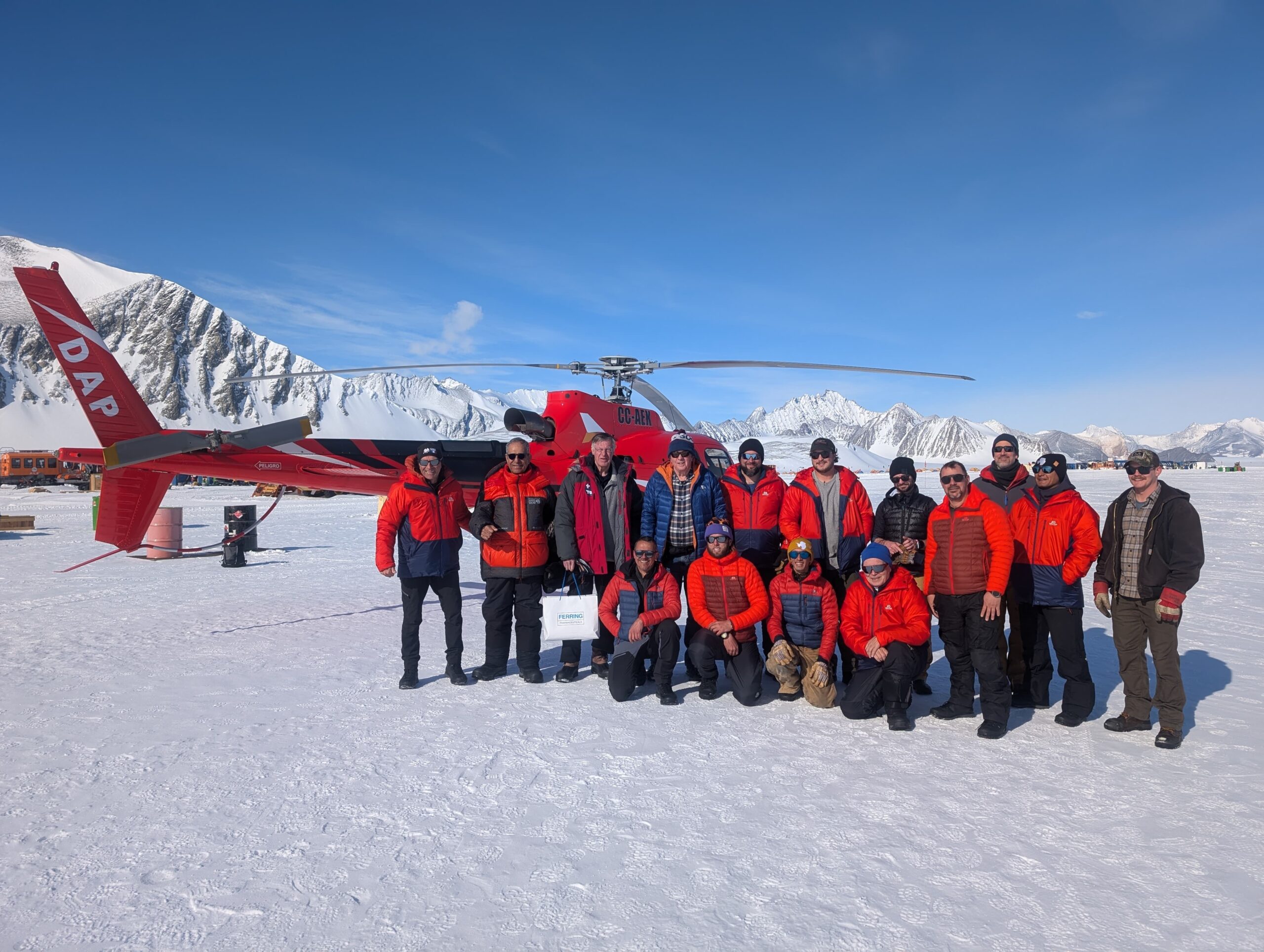 Day 1: Swida-RINGS Project Takes Flight (Union Glacier > Belgrano II)